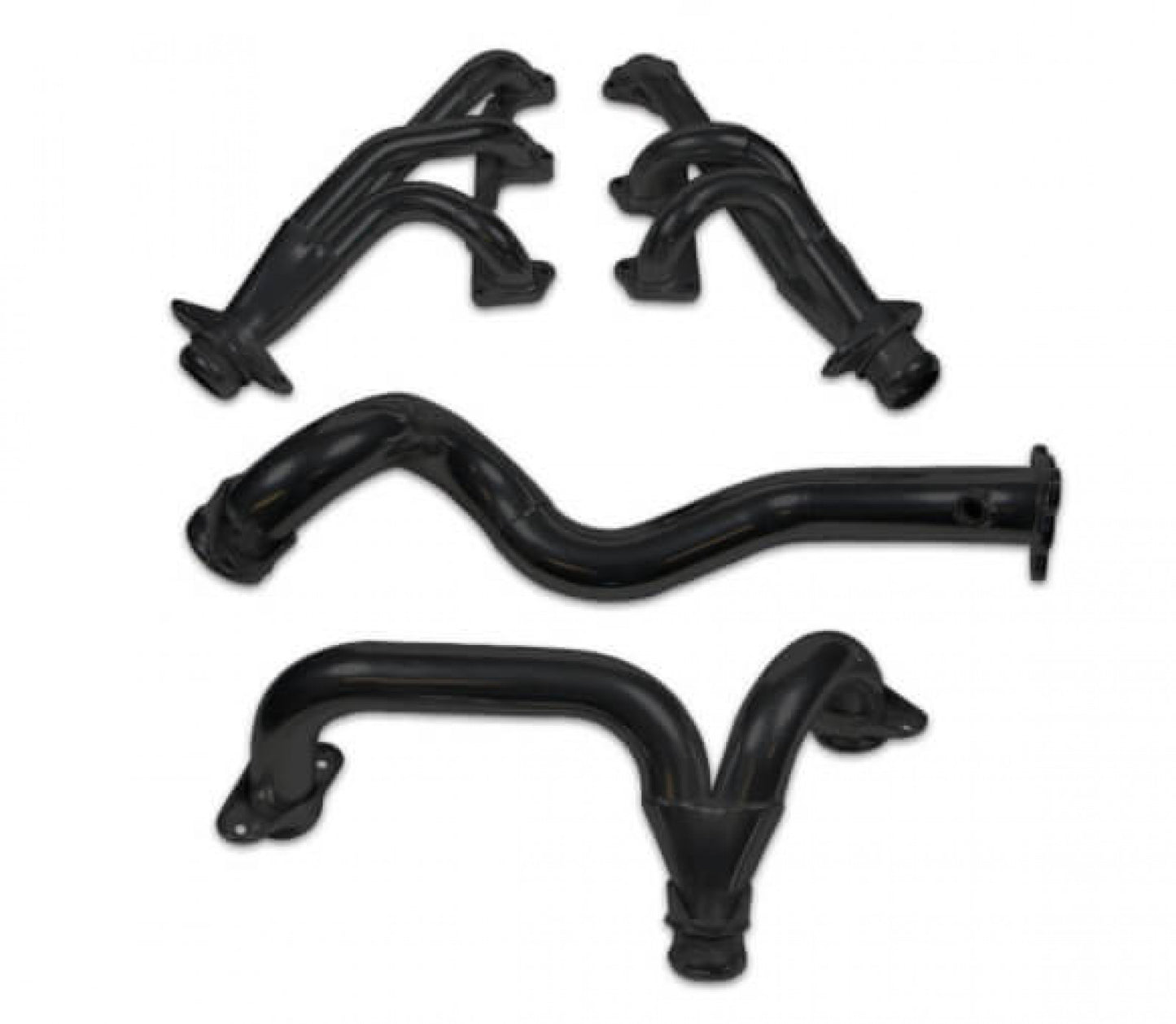 Flowtech Buick 86-7 Turbo 3.8L 1.5 Blk Mid-Lngth Exhaust Header