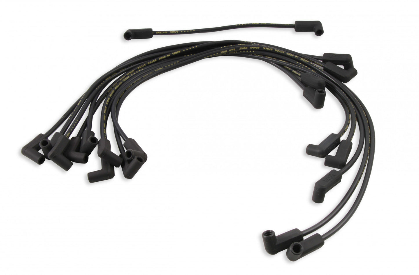 ACCEL Spark Plug Wire Set- 8mm - Super Stock - Custom - Black Wire