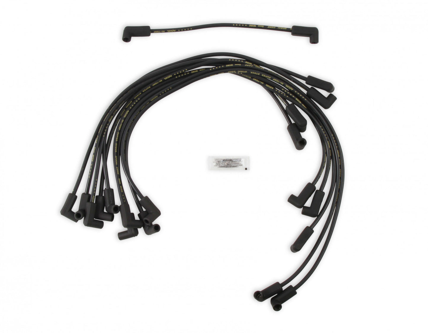 ACCEL Spark Plug Wire Set- 8mm - Super Stock - Custom - Black Wire