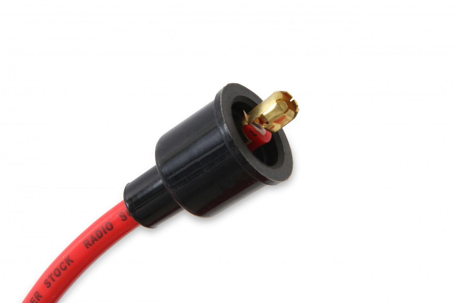 ACCEL Spark Plug Wire Set- 8mm - Red Wire with Red Straight Boots
