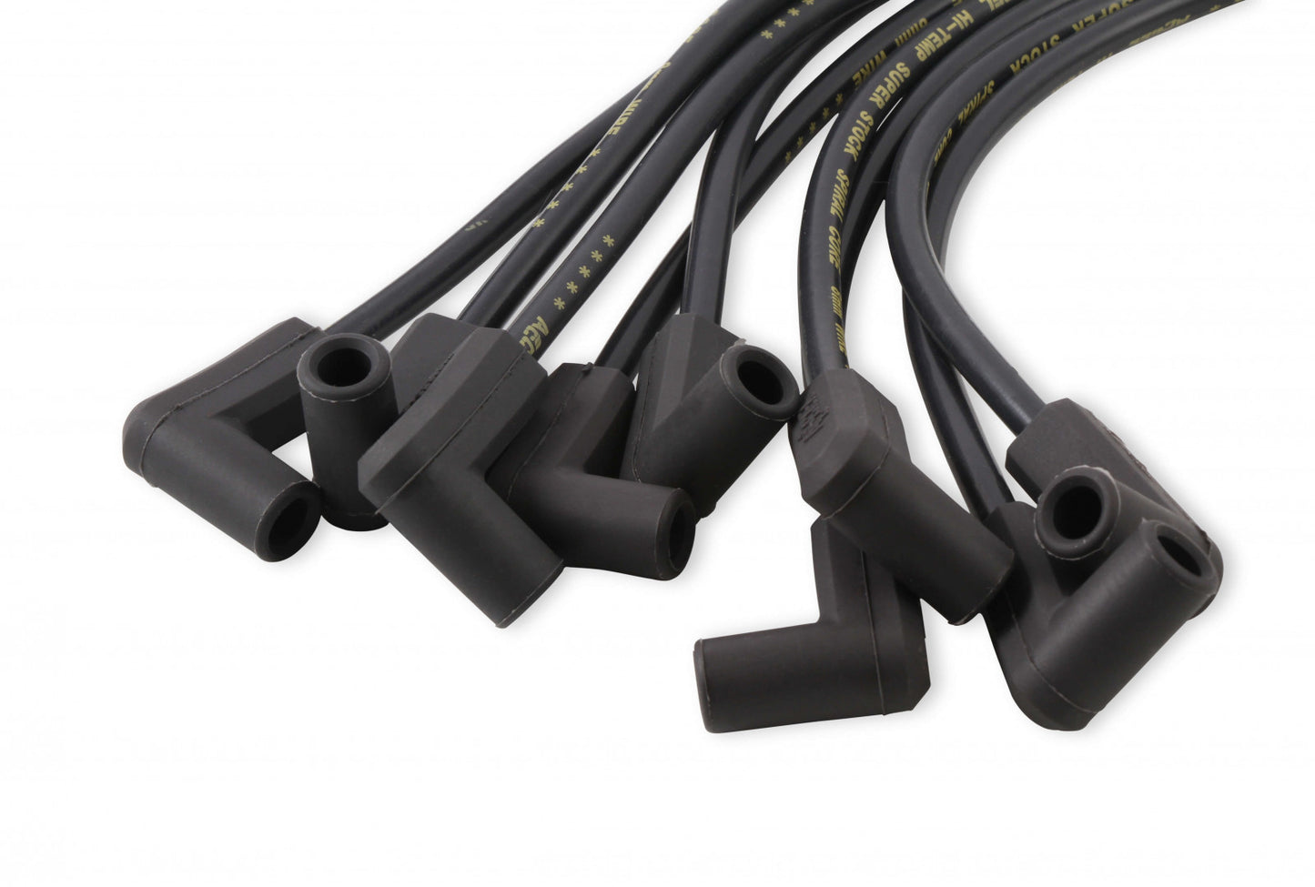 ACCEL Spark Plug Wire Set- 8mm - Super Stock - Custom - Black Wire