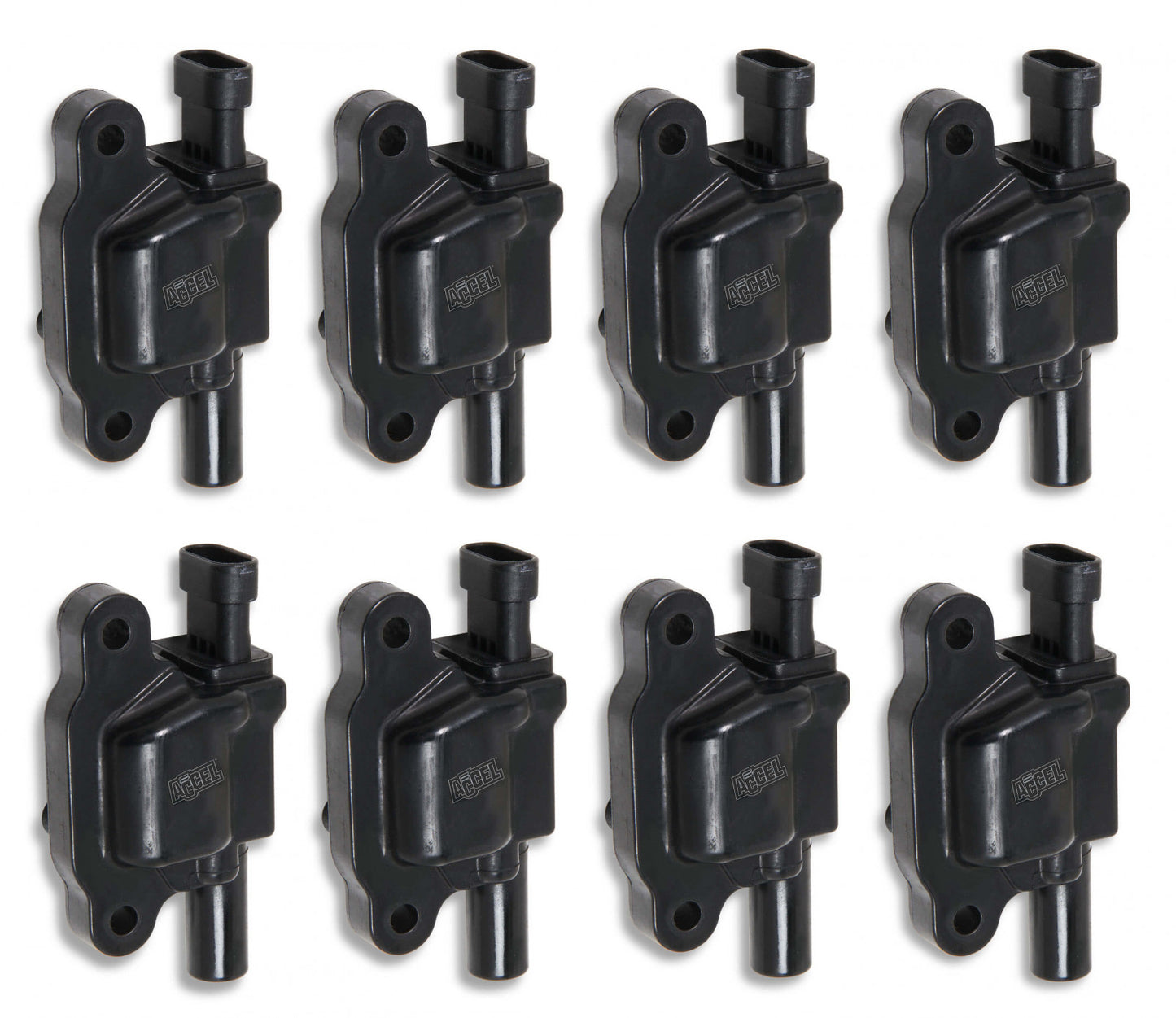 ACCEL Ignition Coil - SuperCoil -GM LS2, LS3 and LS7 - Black - 8-Pack