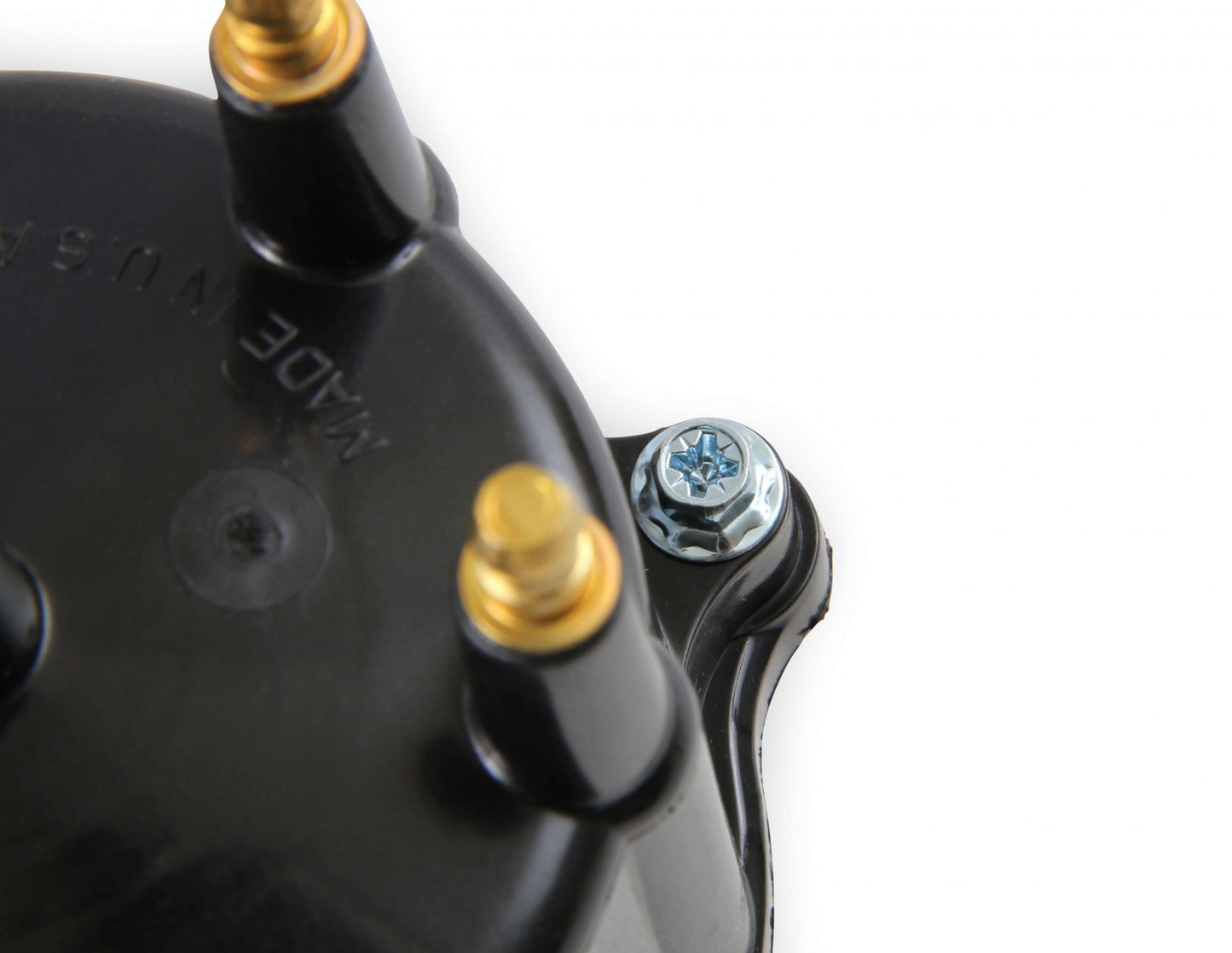 ACCEL Distributor Cap - Jeep 4.0L - Male - HEI Style - Black