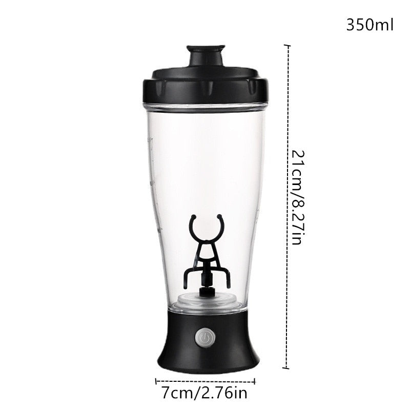 Self Stirring Protein Shaker Bottle Electric Tornado Mixer Fitness