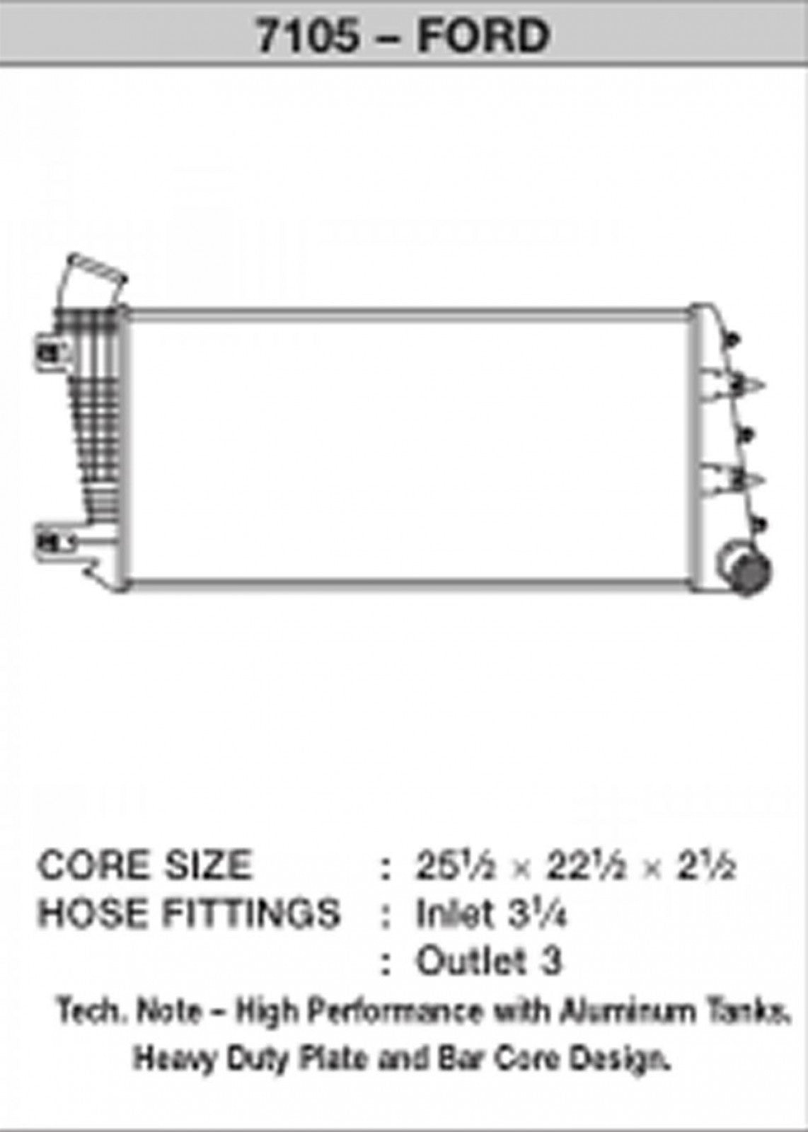 CSF IC - 08-10 Ford Super Duty 6.4L Turbo Diesel Charge Air Cooler