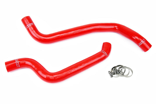 HPS Red Reinforced Silicone Radiator Hose Kit Coolant for Mitsubishi 91-99 3000GT DOHC NA & Turbo