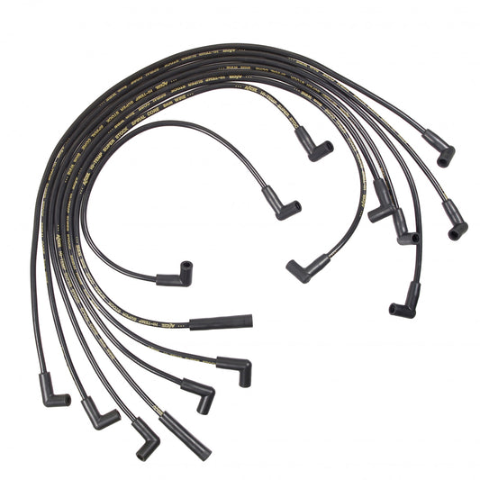 ACCEL Spark Plug Wires - 8mm SUPER STOCK SPIRAL CUST BK