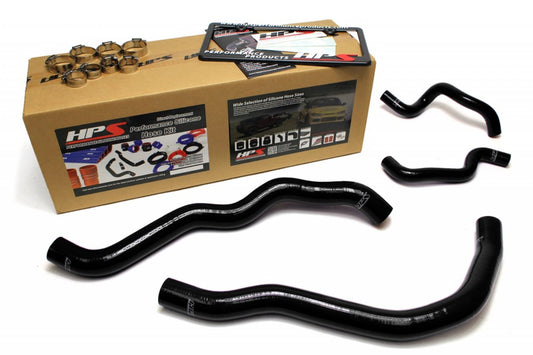 HPS Reinforced Black Silicone Radiator Hose Kit Coolant for Kia 11-15 Optima 2.0L Turbo
