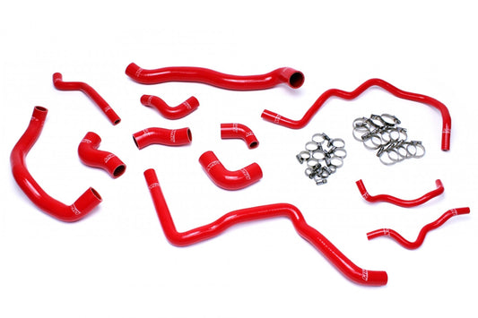 HPS Reinforced Red Silicone Radiator   Heater Hose Kit Coolant for Audi 06-08 A3 2.0T Turbo FSI Left Hand Drive