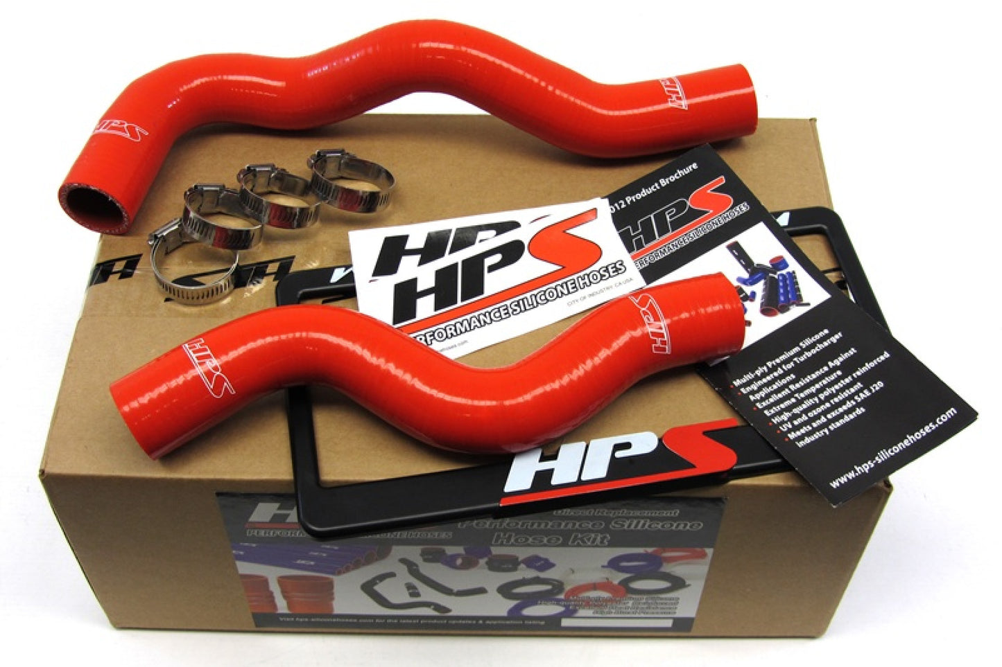 HPS Red Reinforced Silicone Radiator Hose Kit Coolant for Nissan 02-06 Sentra SE-R / SER Spec V