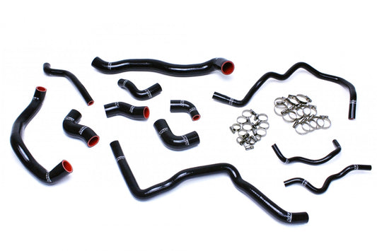 HPS Reinforced Black Silicone Radiator   Heater Hose Kit Coolant for Audi 06-08 A3 2.0T Turbo FSI Left Hand Drive
