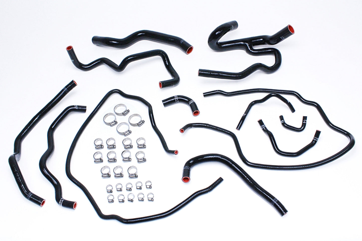 HPS Black Reinforced Silicone Radiator   Heater Hose Kit Coolant for Mazda 07-09 Mazdaspeed 3 2.3L Turbo