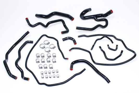 HPS Black Reinforced Silicone Radiator   Heater Hose Kit Coolant for Mazda 07-09 Mazdaspeed 3 2.3L Turbo