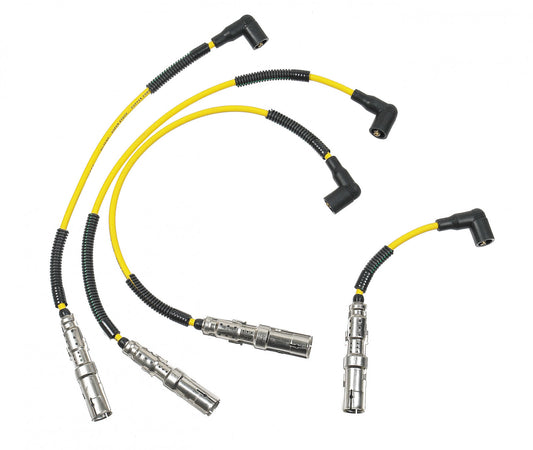 ACCEL Spark Plug Wire Set - 7mm - SuperStock 5000 Series - Spiral Core - Factory Style Steel Boot - Yellow