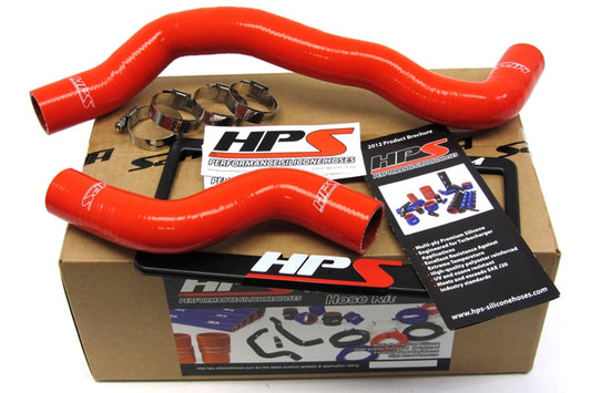 HPS Red Reinforced Silicone Radiator Hose Kit Coolant for Nissan 91-99 Sentra w/ SR