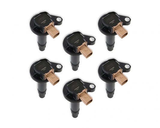 ACCEL Ignition Coil - SuperCoil - 2010-2016 Ford EcoBoost 3.5L V6 - Black - 6-Pack (3-Pin)