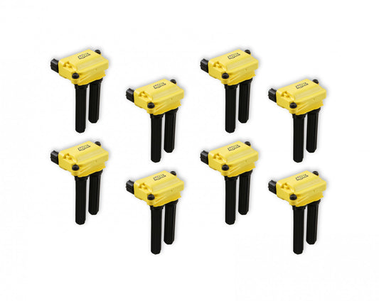 ACCEL Ignition Coil 2005-2020 Gen 3 Chrysler Hemi 5.7L/6.1L/6.2L/6.4L, yellow, Dual Plug, 8-Pack