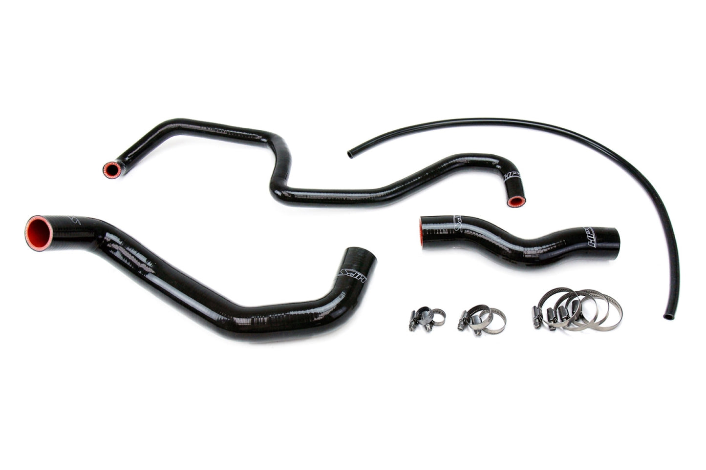 HPS Black Reinforced Silicone Radiator Hose Kit Coolant for Nissan 03-06 350Z